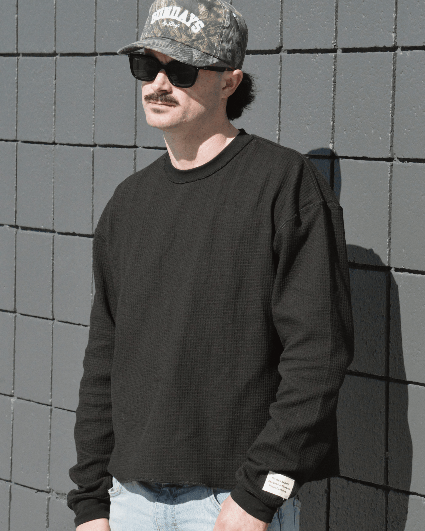 Vintage Waffle | Black