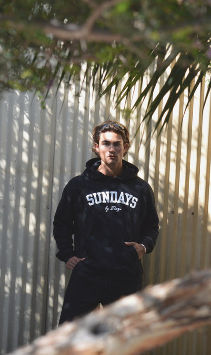 Varsity Hoodie | Black & Bone