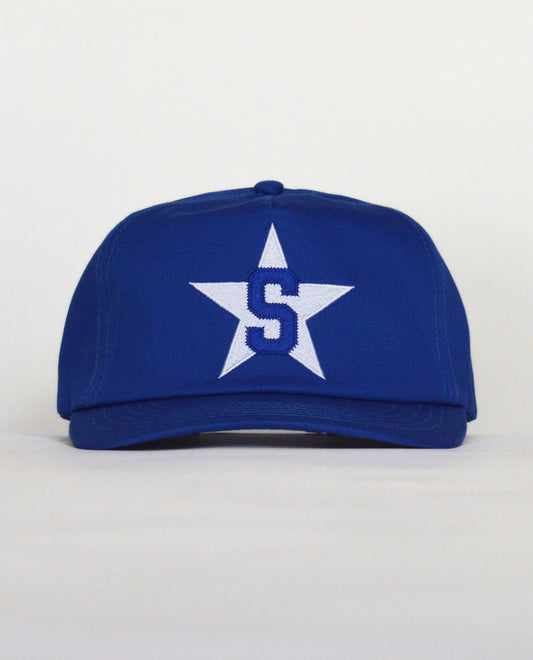 Letterman Hat | Royal Blue