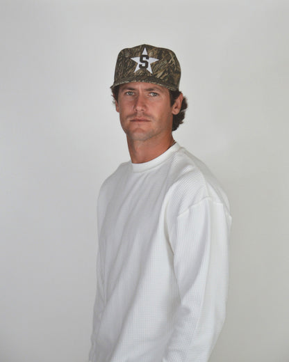Letterman Hat | Camo