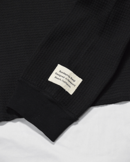 Vintage Waffle | Black