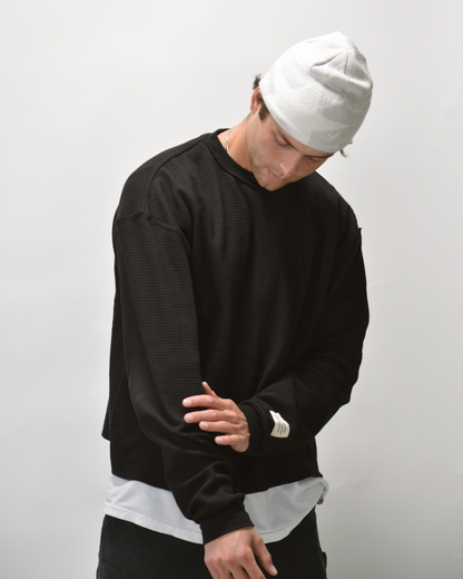 Vintage Waffle | Black