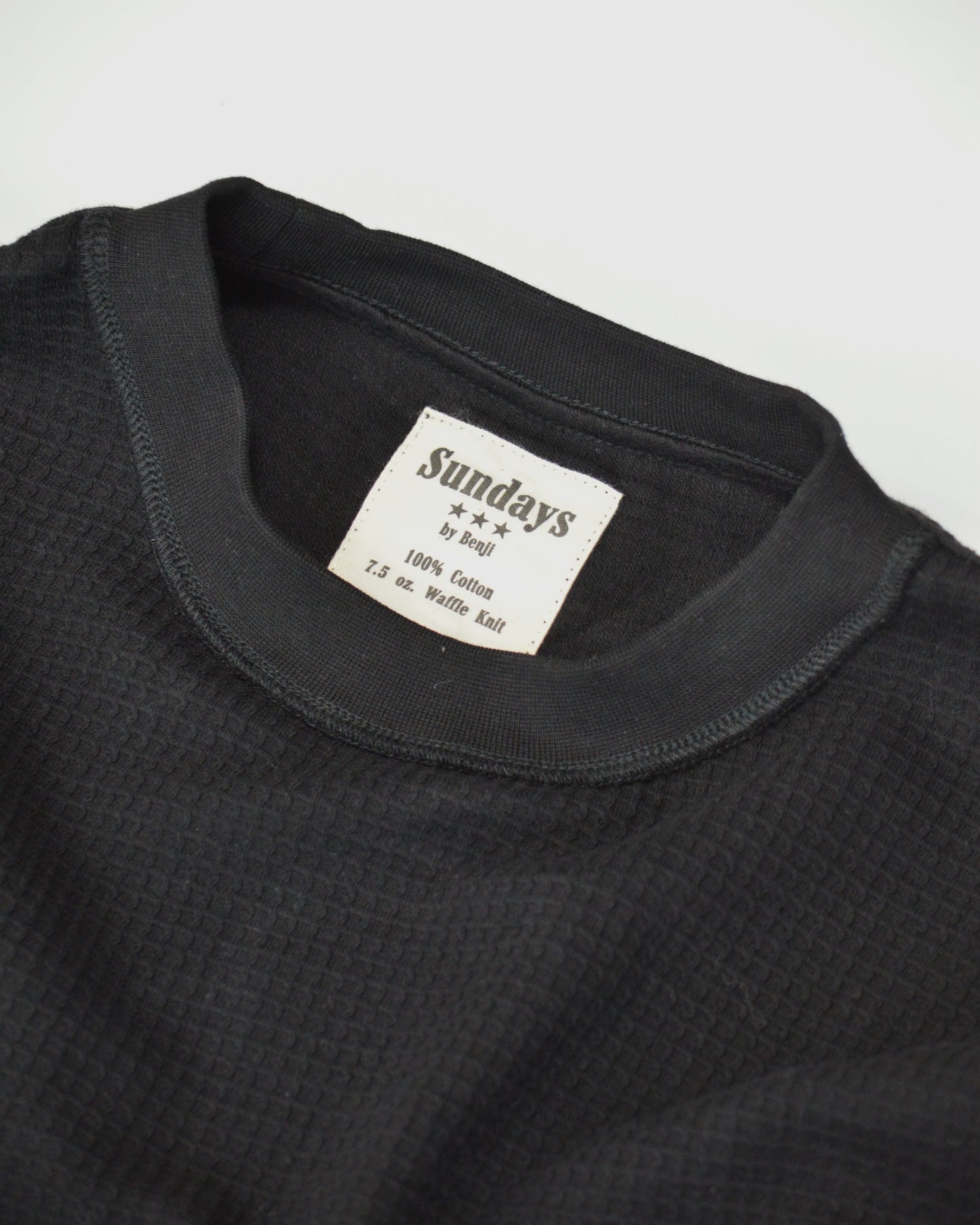 Vintage Waffle | Black
