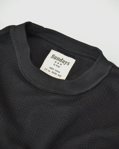 Vintage Waffle | Black