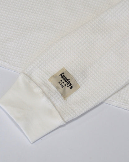 Vintage Waffle | White