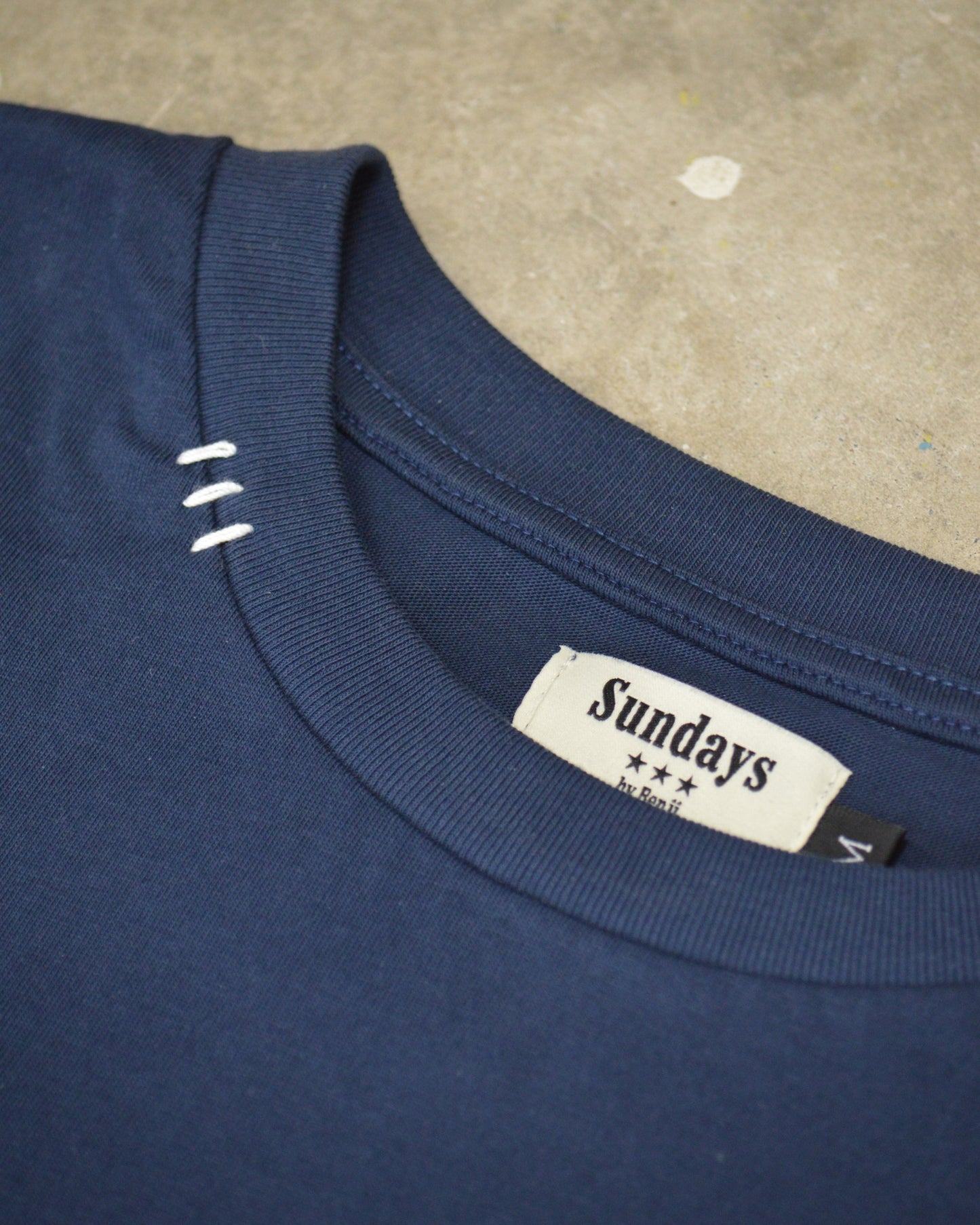 Three Stitch Tee | Navy