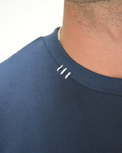 Three Stitch Tee | Navy