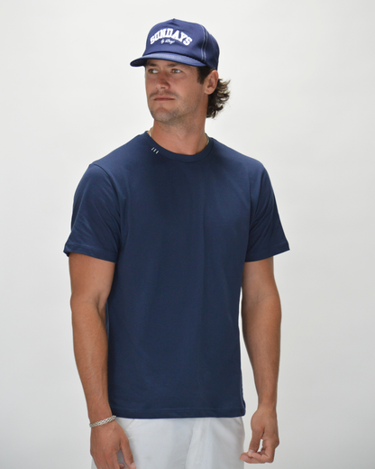 Three Stitch Tee | Navy