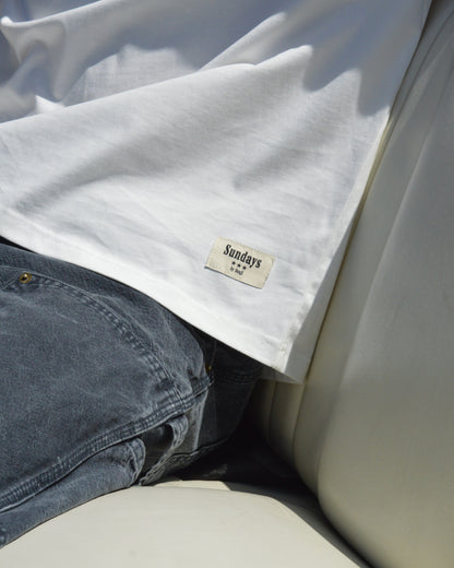 Box Tee | Vintage White
