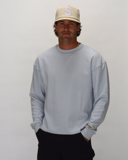 Vintage Waffle | Ice Blue