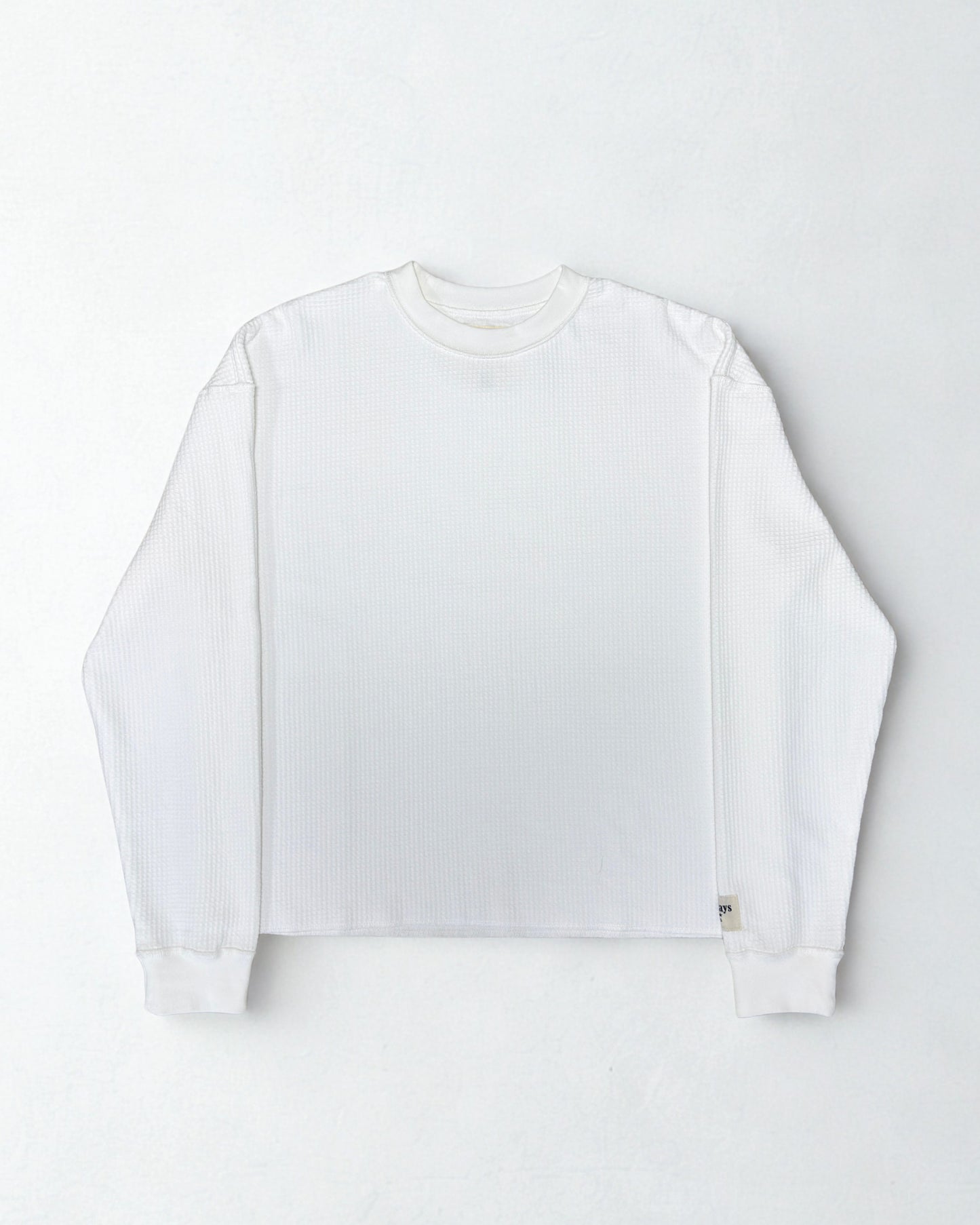 Vintage Waffle | White