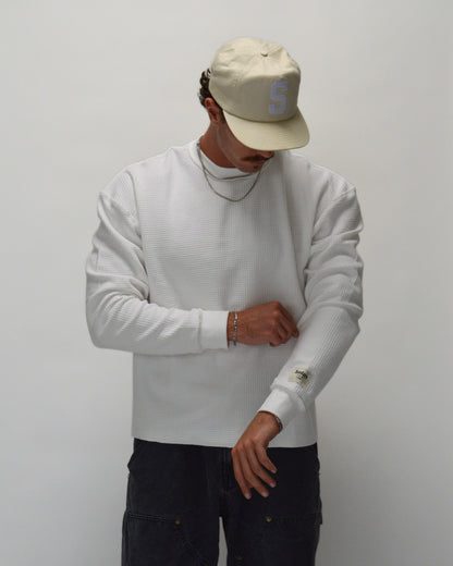 Vintage Waffle | White