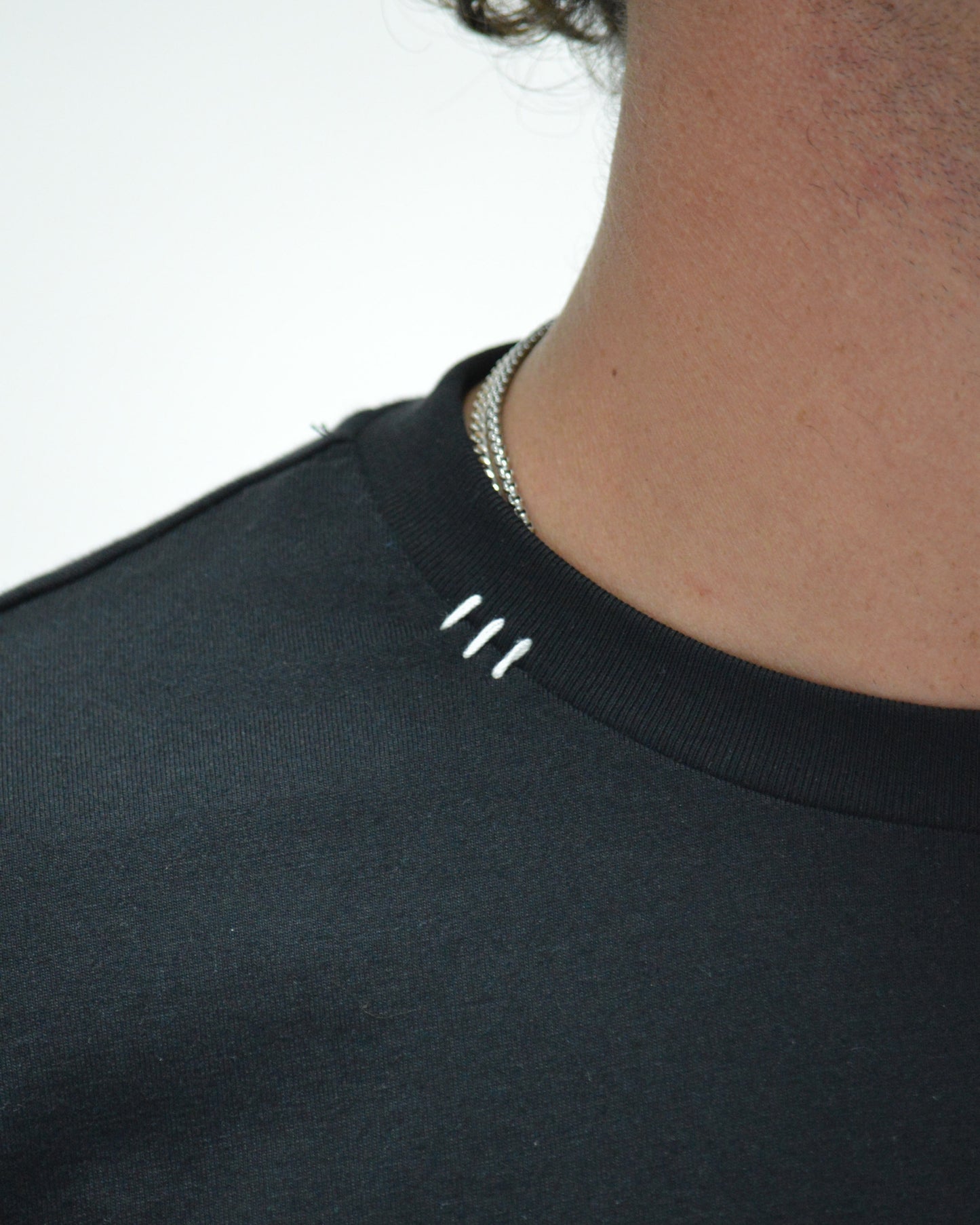 Three Stitch Tee | Black