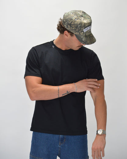 Three Stitch Tee | Black