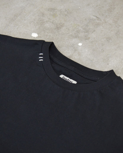 Three Stitch Tee | Black