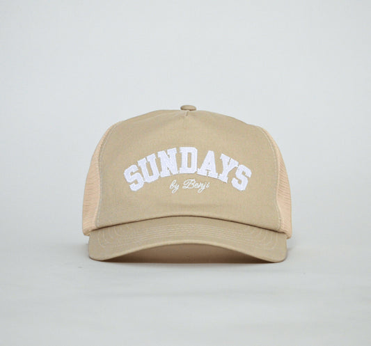 Varsity Trucker Hat | Khaki