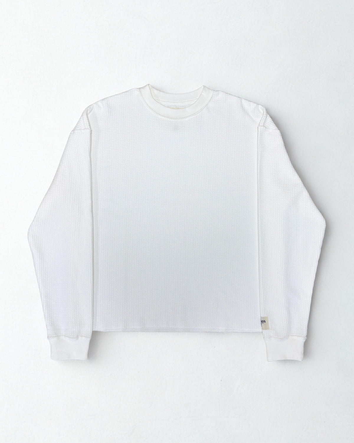 Vintage Waffle | White