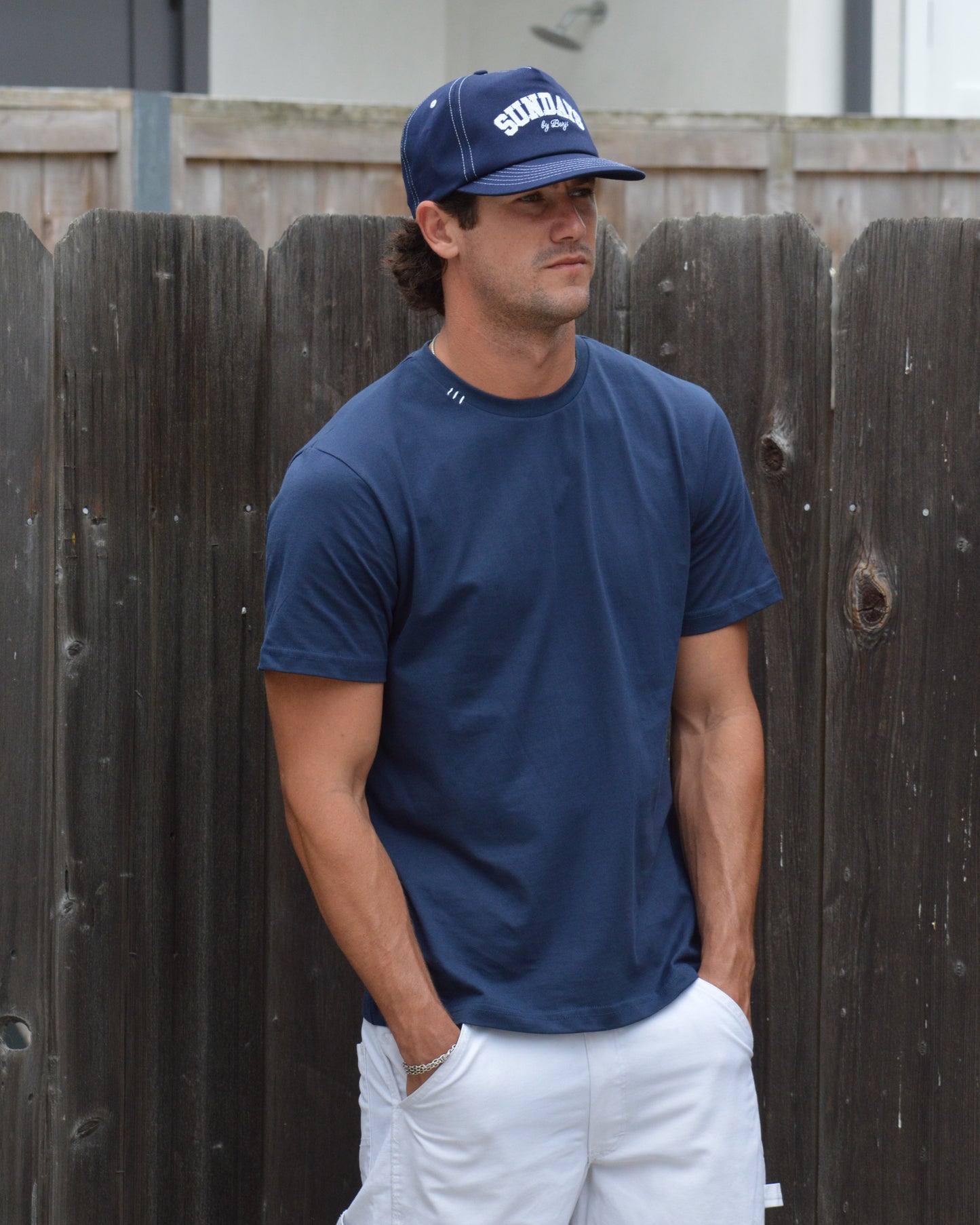 Three Stitch Tee | Navy