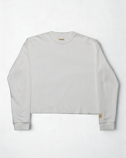 Vintage Waffle | White